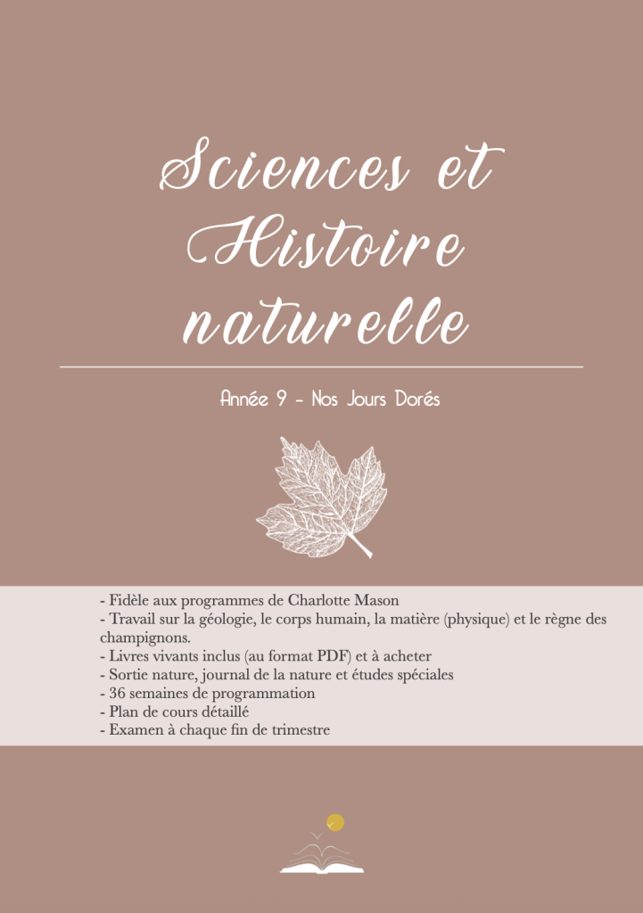 Année 9 – Histoire naturelle & Sciences - Nos Jours Dorés
