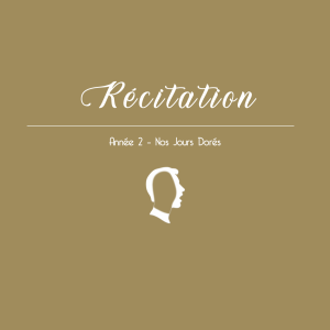 Programme de récitation Charlotte Mason – Année 2 (CE1) – Fichier PDF Nos Jours Dorés