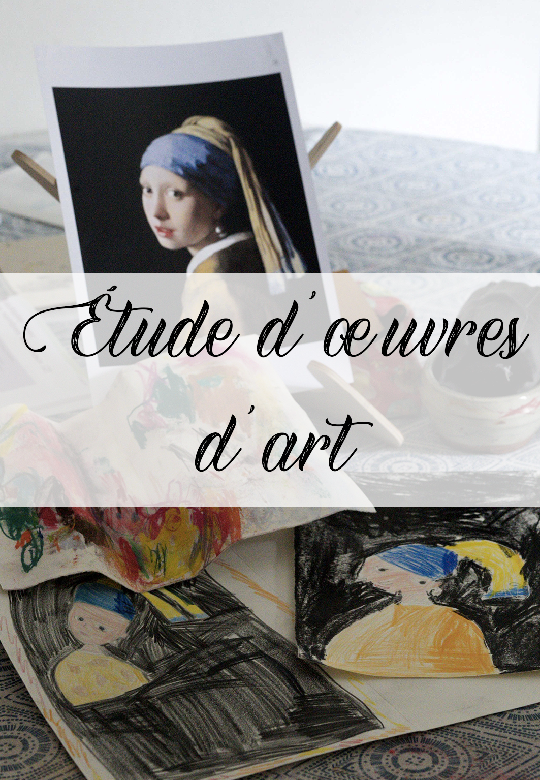 Catégorie de ressources pour enseigner l'étude de tableaux et grandes œuvres d'art aux enfants avec la pédagogie Charlotte Mason