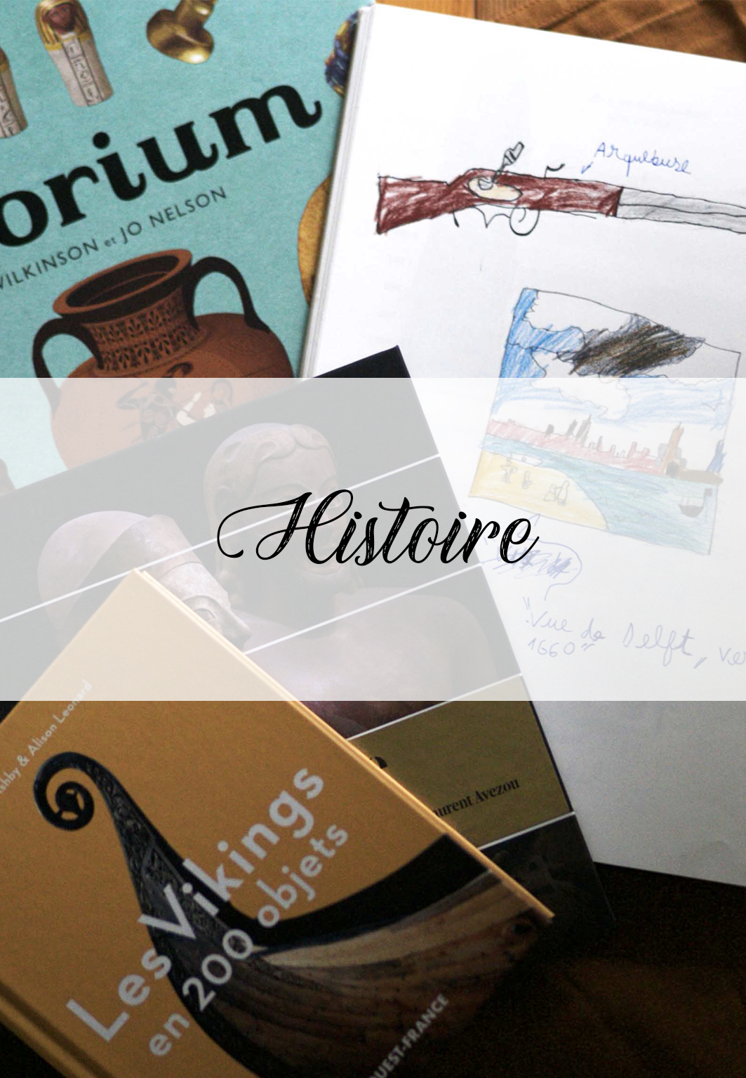 Catégorie de ressources pour enseigner l'histoire aux enfants avec la pédagogie Charlotte Mason