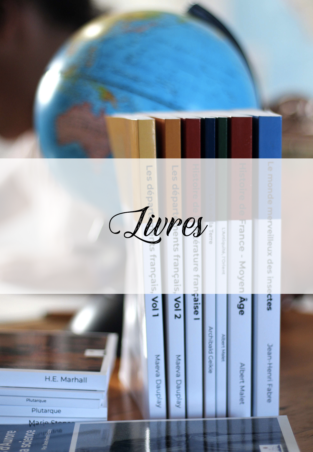 Catégorie de ressources pour retrouver toute la collection de livres vivants et les ouvrages de Charlotte Mason