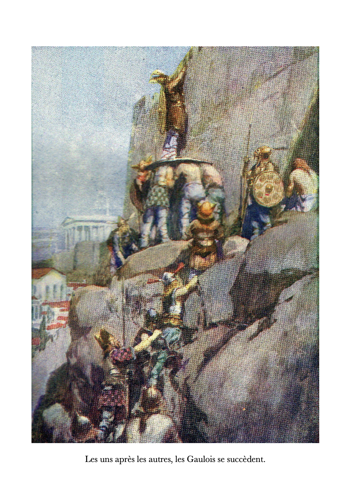 Illustration du sac de Rome par Brennus