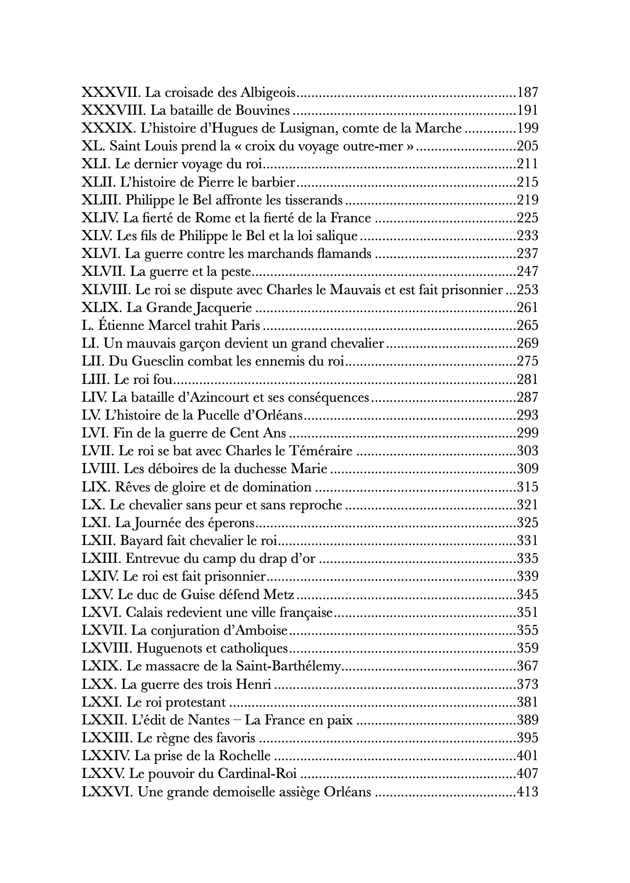 Sommaire 2 du livre vivant sur l'histoire de France de Marshall avec Henri IV, Louis XIV, monarchie, Philippe Auguste, les rois de France, Jeanne d'Arc, guerre de Cent Ans, Duguesclin
