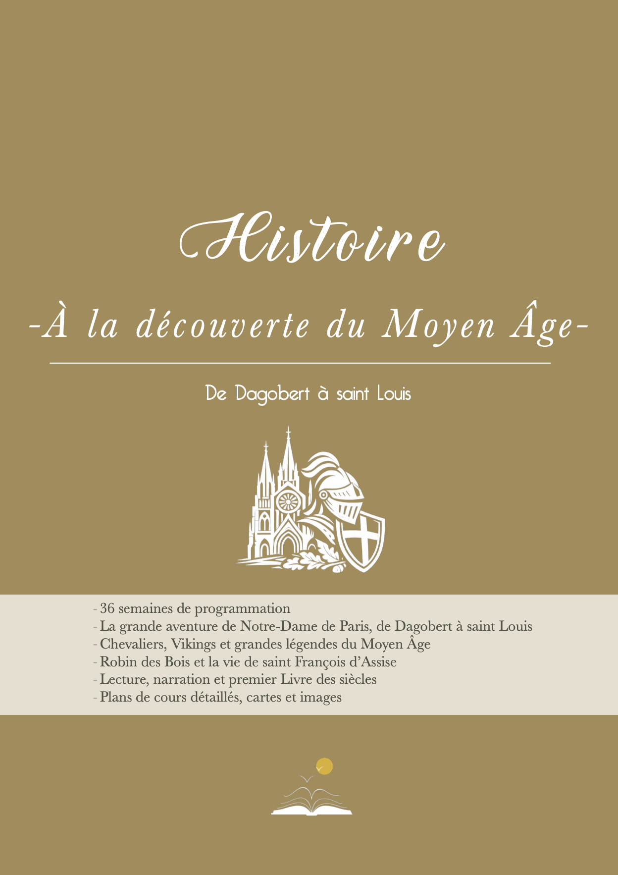 Couverture du programme Histoire de France Année 2 CE1 - Nos Jours Dorés
