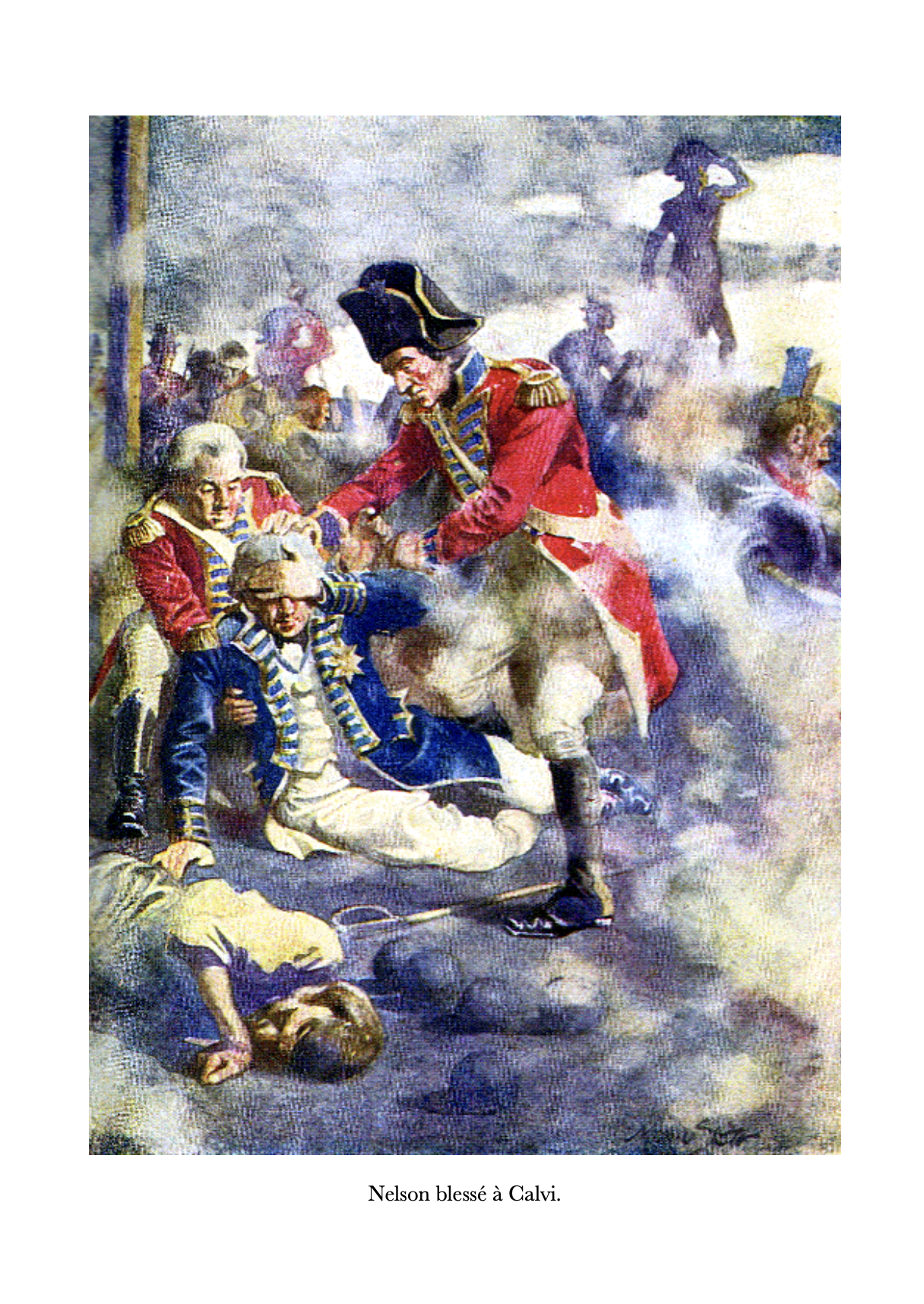 Portrait de Horatio Nelson, grand amiral britannique