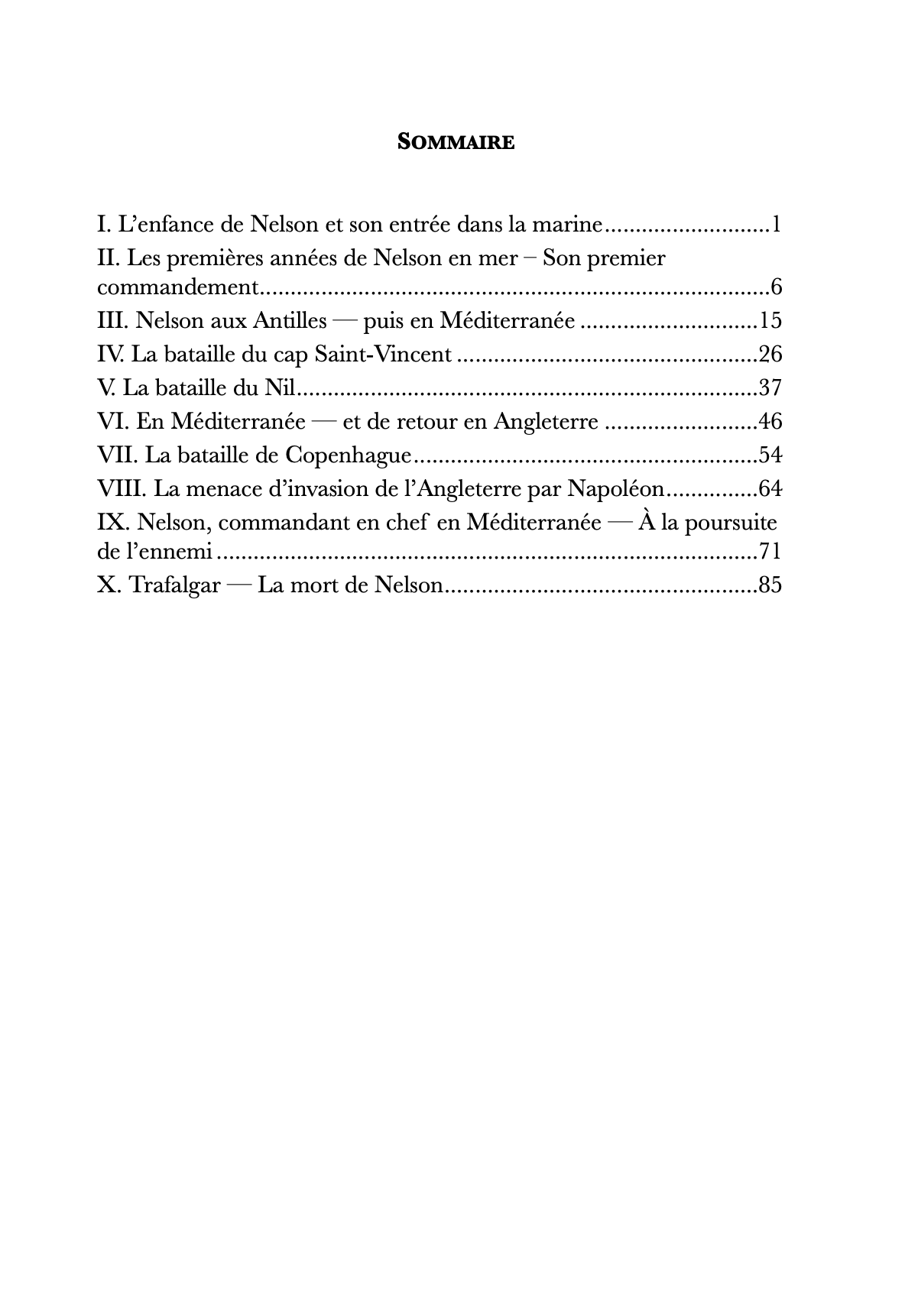 Sommaire du livre sur la vie du grand amiral anglais | Nos Jours Dorés